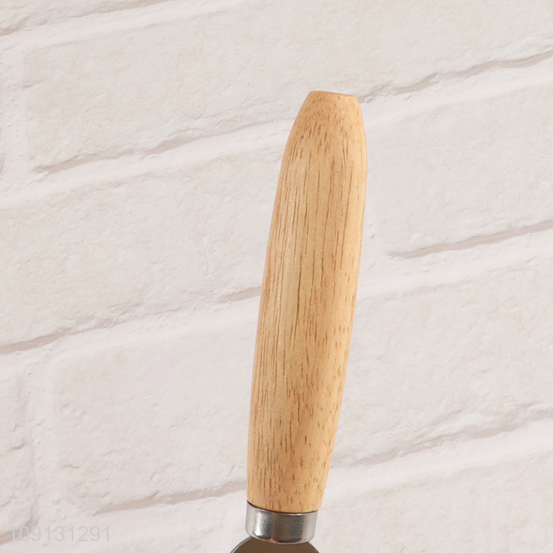 Online Wholesale Stainless Steel Cheese Fork with Wooden Handle