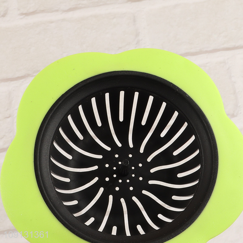 Factory Supply Flower Shaped Plastic Sink Strainer for Kitchen Bathroom