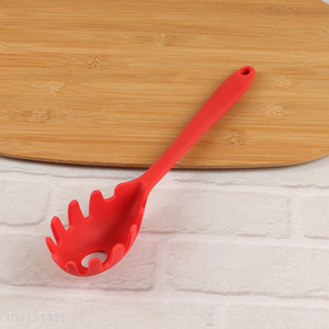 Hot Selling Silicone Spaghetti Spoon Pasta Fork for Cooking Serving
