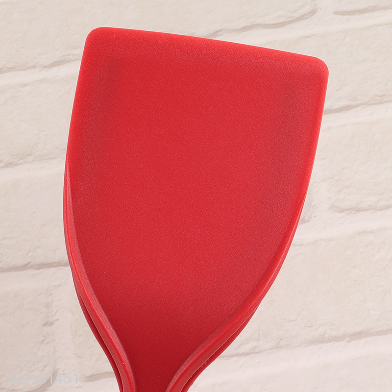 Factory Supply 2 In 1 Flipper Spatula Tongs Non-Stick Nylon Cooking Tools