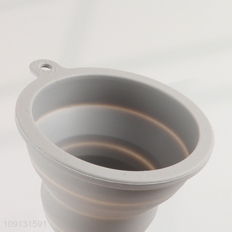 Hot Sale Collapsible Silicone Funnel Food Grade Silicone Kitchen Funnel