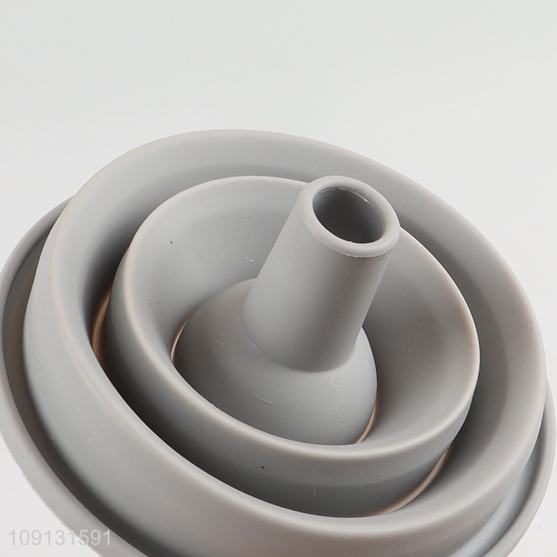 Hot Sale Collapsible Silicone Funnel Food Grade Silicone Kitchen Funnel