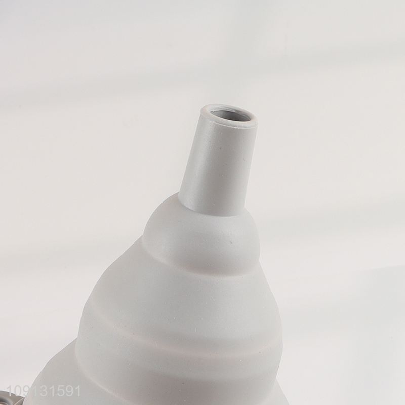 Hot Sale Collapsible Silicone Funnel Food Grade Silicone Kitchen Funnel