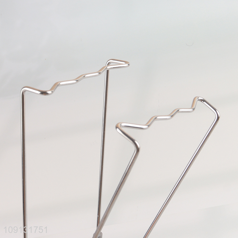 Wholesale Stainless Steel Plate Lifter Folding Hot Dish Plate Bowl Clip