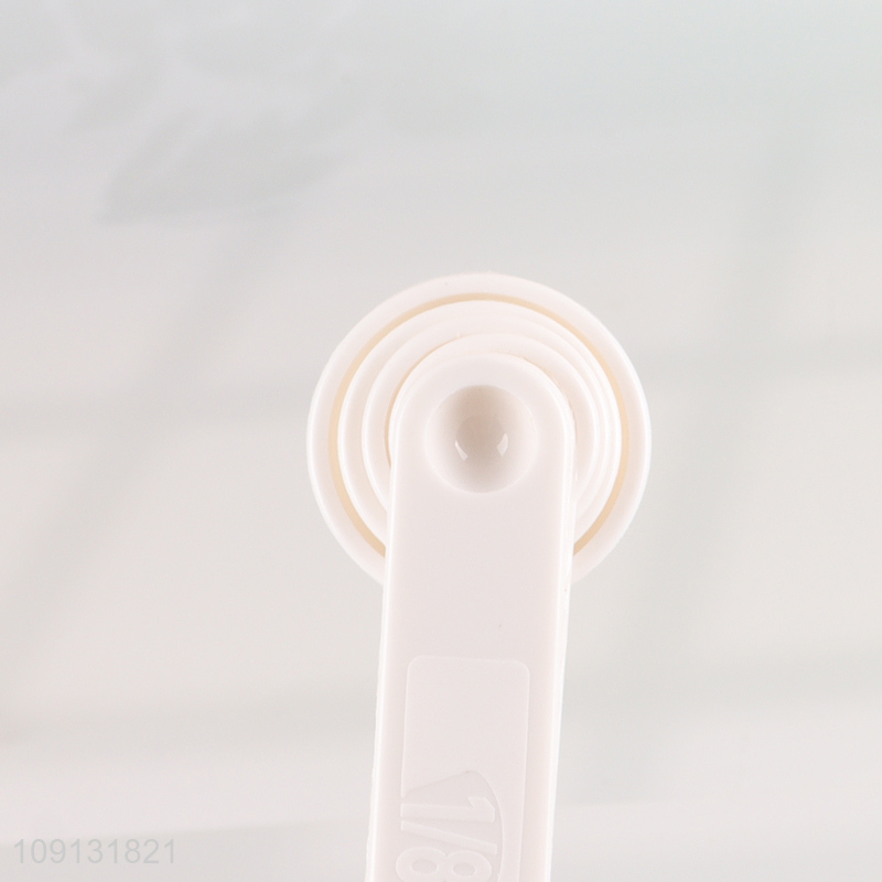 Factory Wholesale Plastic Measuring Spoon Set for Kitchen Cooking Baking