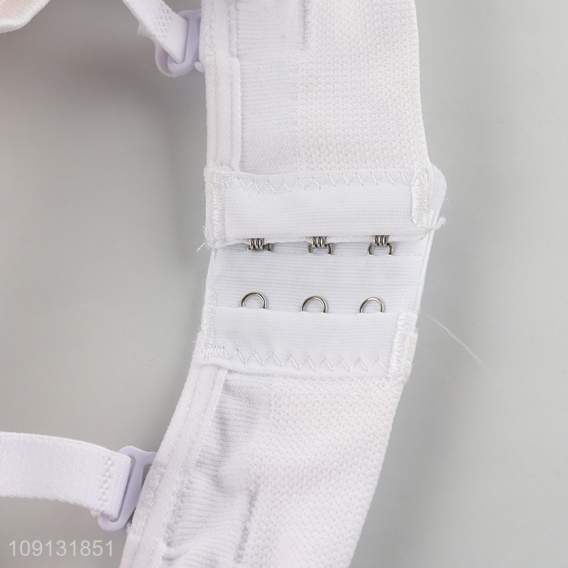 Hot selling breathable polyester women underwear bra wholesale