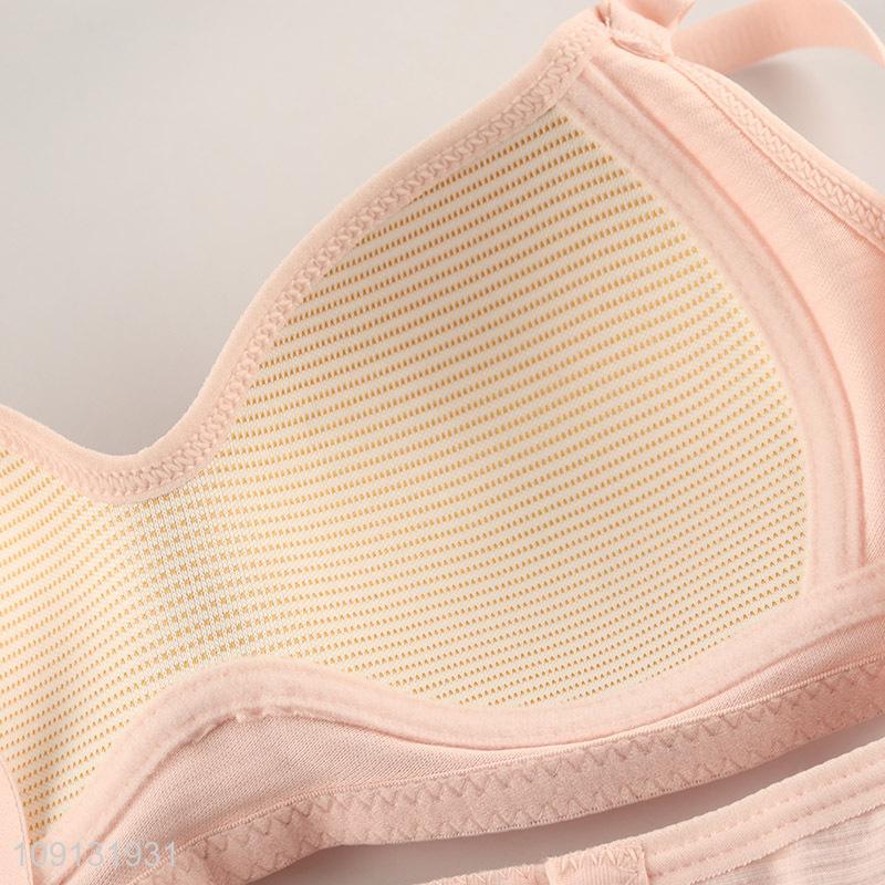 Top quality pink breathable seamless women underwear bra