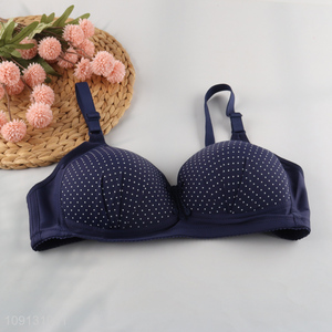 China products polyester breathable comfortable women underwear bra