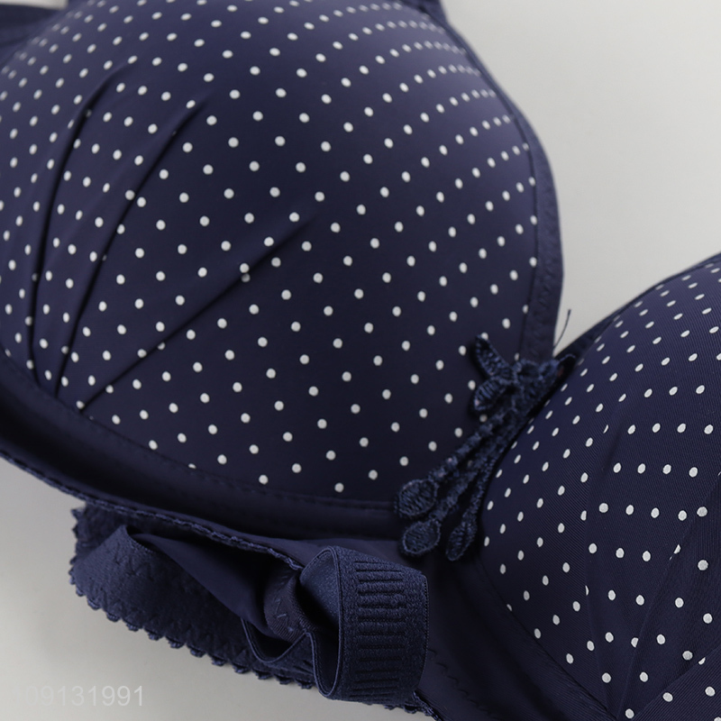 China products polyester breathable comfortable women underwear bra