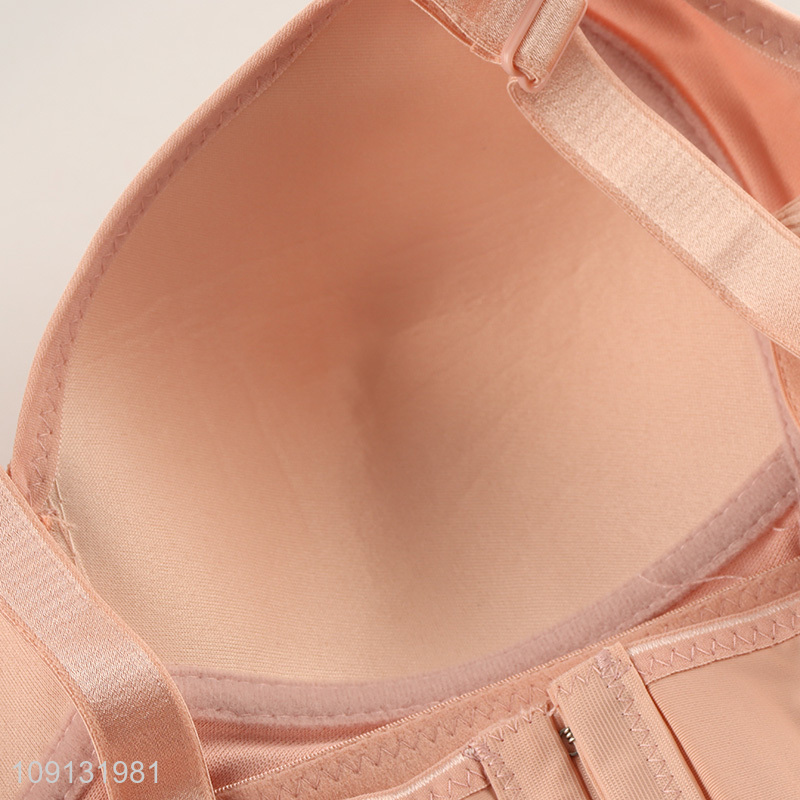 Hot sale breathable polyester women underwear bra wholesale