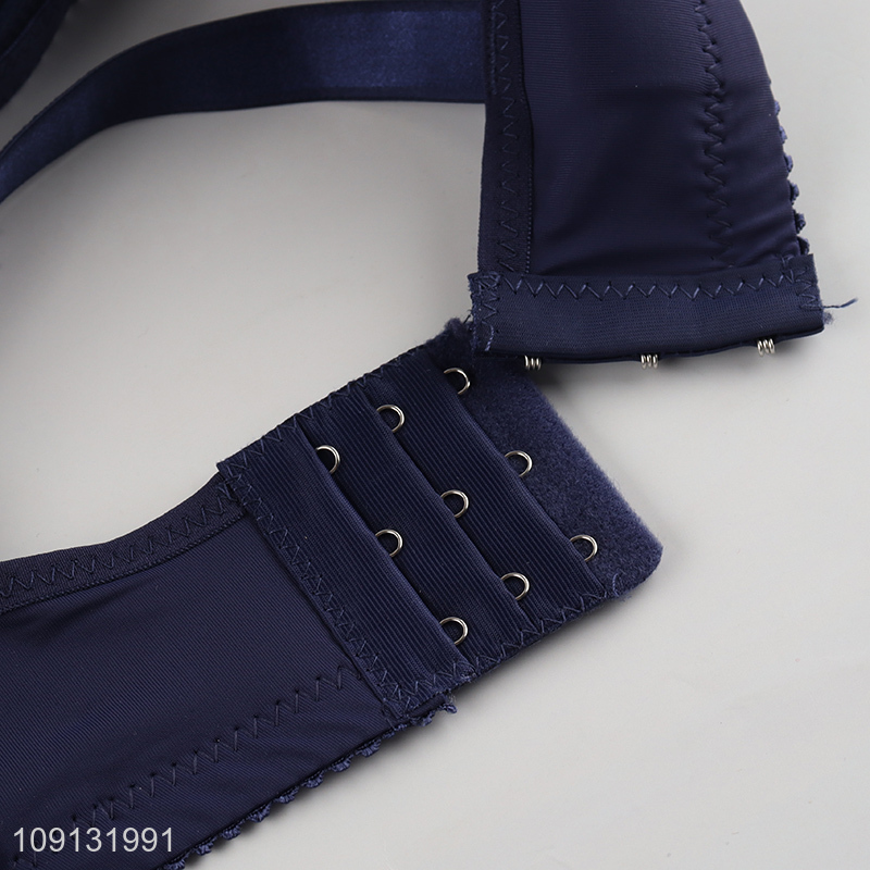 China products polyester breathable comfortable women underwear bra