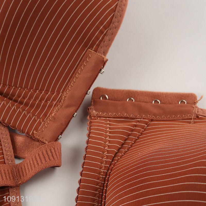 Top sale polyester breathable comfortable women underwear bra wholesale