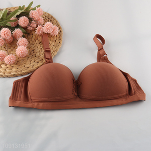 Factory price breathable polyester adjustable women underwear bra for sale