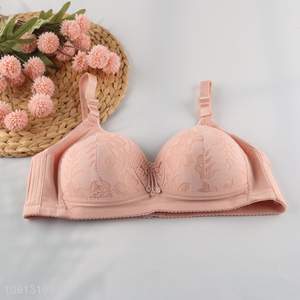 Hot sale breathable polyester women underwear bra wholesale
