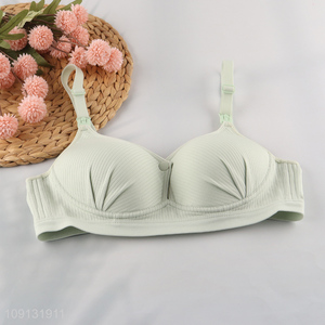 Best selling comfortable breathable polyester adjustable women underwear bra