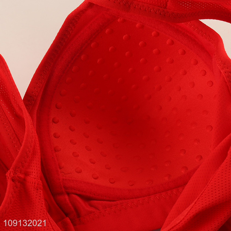 Good price red breathable front bottom women underwear bra for sale
