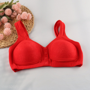 Good price red breathable front bottom women underwear bra for sale