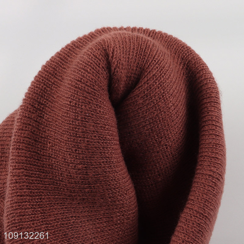 Wholesale Winer Beanie Hat Cute Cuffed Beanie Cap for Kids Toddlers