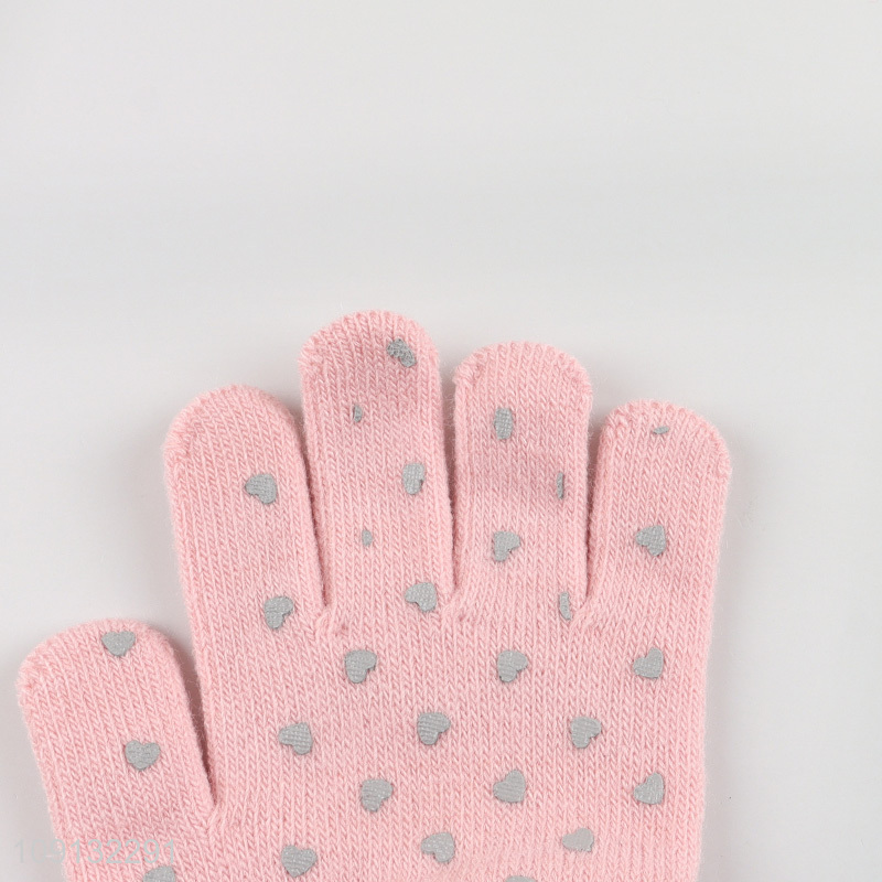 High Quality Kids Winter Gloves Knit Gloves Cold Weather Gloves