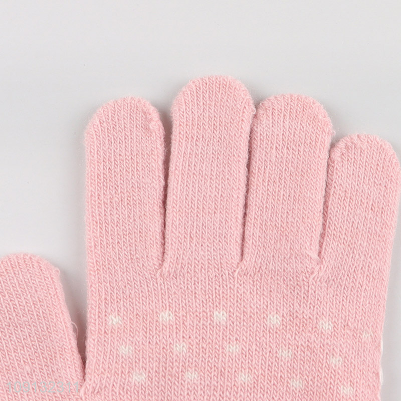 Online Wholesale Winter Knit Gloves Cold Weather Gloves for Kids