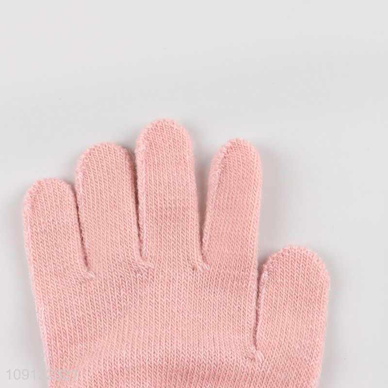 Good Quality 2 Pairs Winter Knit Gloves Thick Warm Gloves for Kids