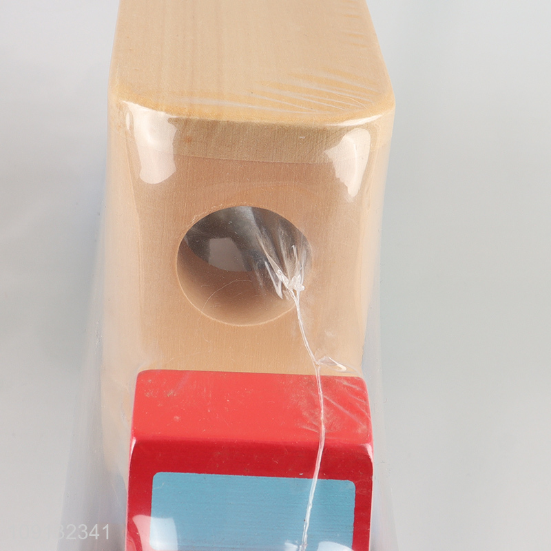 Wholesale Horse Carrier Wooden Vehicle Play Set Wooden Trailer Toy Set