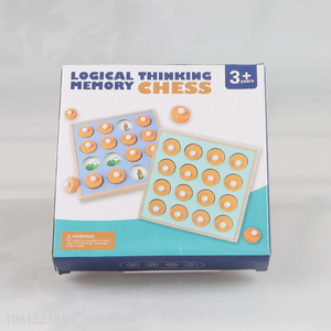 Wholesale Wooden Match Chess Board Game Educational Memory Matching Game