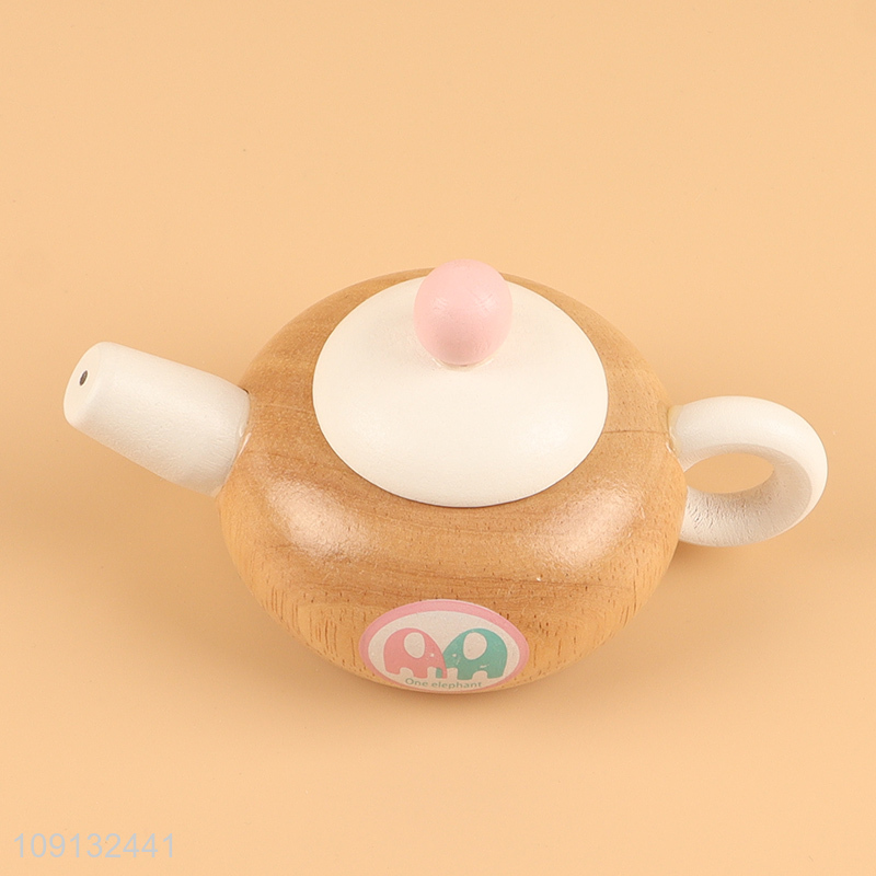 New Product Wooden Afternoon Tea Set Toy Pretend Play Kitchen Toy for Kids