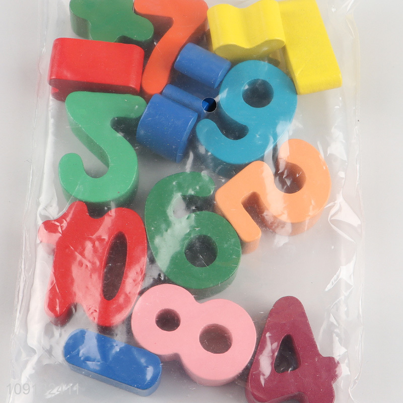 Wholesale Wooden Number Shape Matching Board Early Learning Toy for Kids