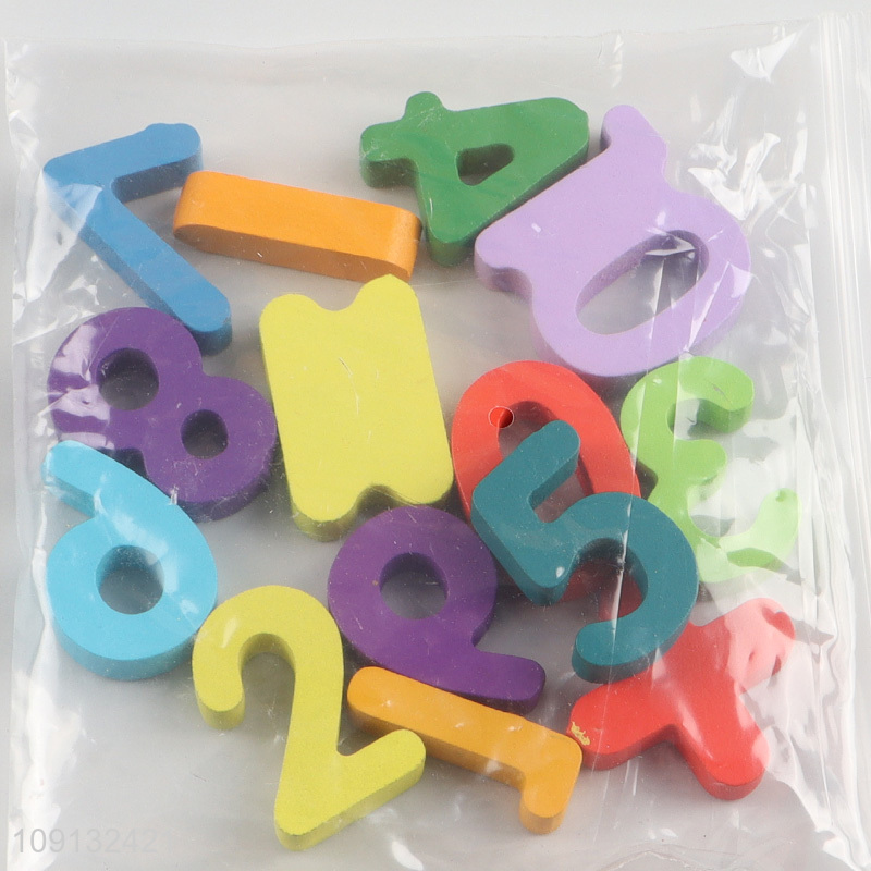 Factory Price Wooden Number Shape Matching Board Learning Toy for Preschool Kids