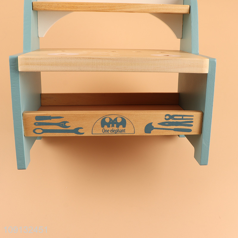 Wholesale Wooden Workbench Tool Toy Pretend Play Toy for Kids Toddlers