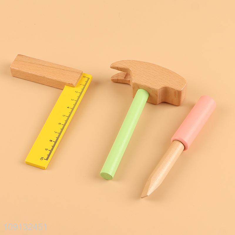 Wholesale Wooden Workbench Tool Toy Pretend Play Toy for Kids Toddlers