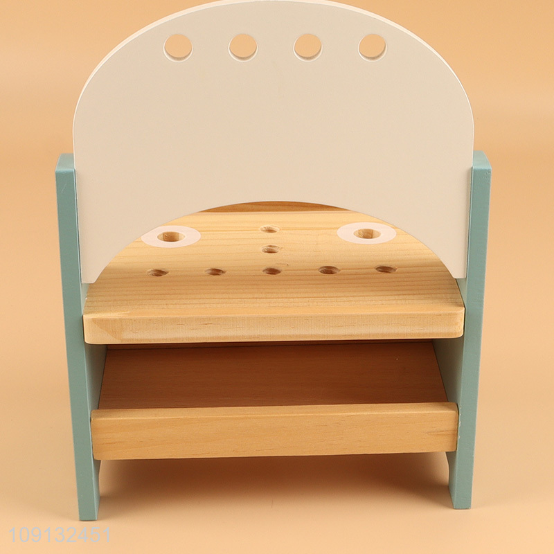 Wholesale Wooden Workbench Tool Toy Pretend Play Toy for Kids Toddlers