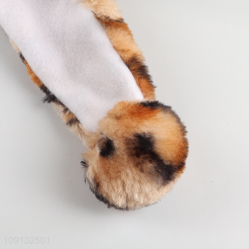 Good Quality Winter Plush Animal Hat with Ear Flaps for Kids & Teens