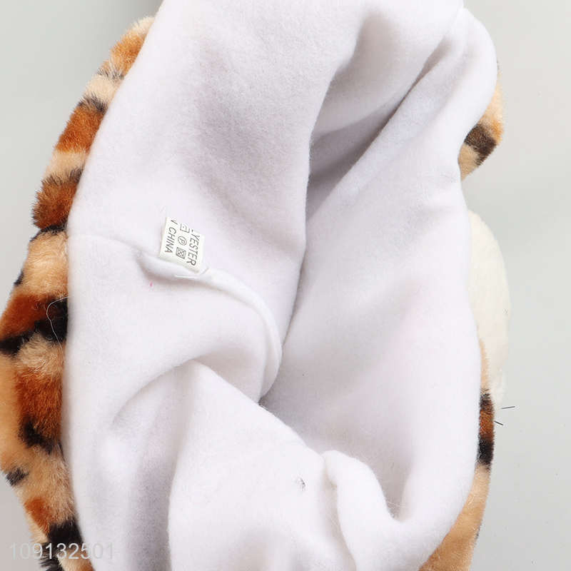 Good Quality Winter Plush Animal Hat with Ear Flaps for Kids & Teens