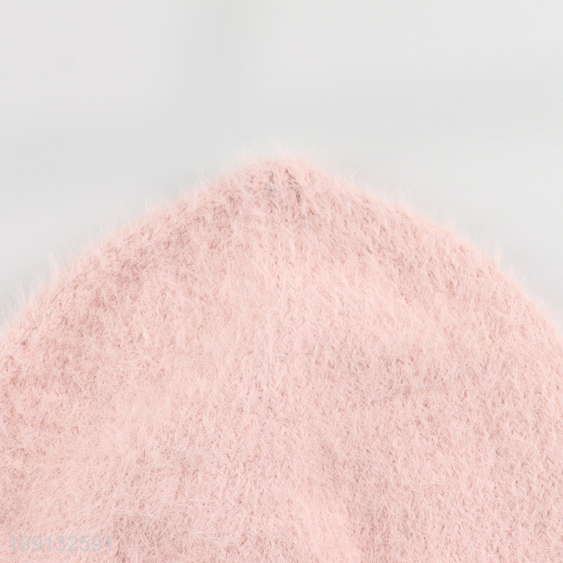 New Product Winter Beanie Hat Knitted Cuffed Beanies for Women