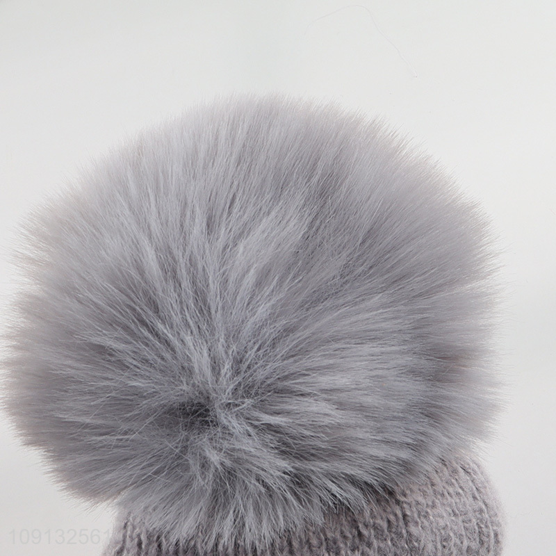 High Quality Men Women Winter Beanie Hats Pom Pom Beanie Caps