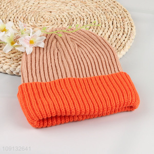 High Quality Winter Beanie Hat Winter Knitted Beanie Cap for Kids