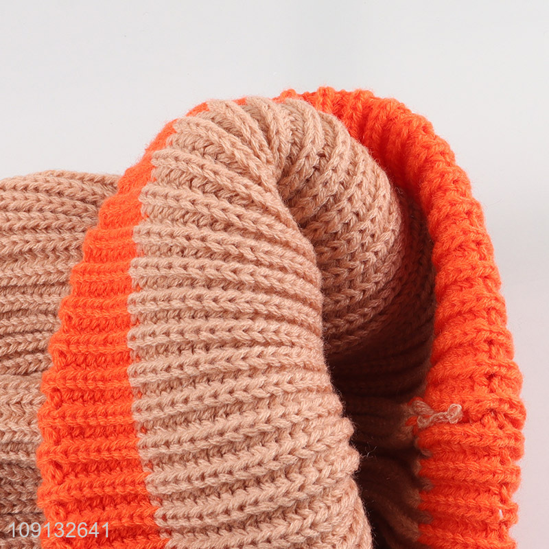 High Quality Winter Beanie Hat Winter Knitted Beanie Cap for Kids