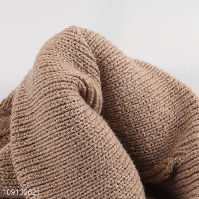 New Product Women Men Winer Beanie Hat Thermal Cuffed Beanie Cap