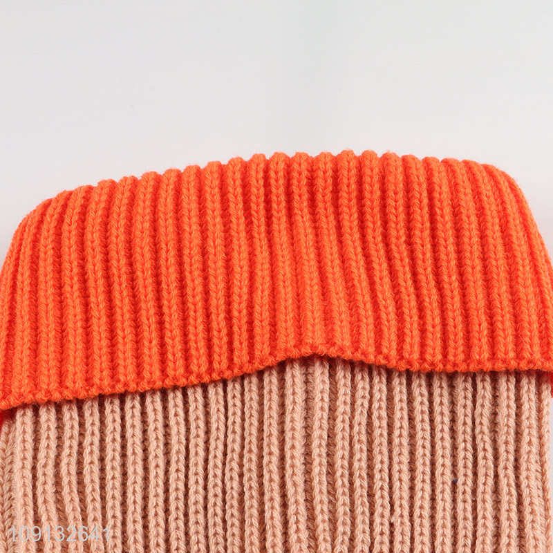 High Quality Winter Beanie Hat Winter Knitted Beanie Cap for Kids