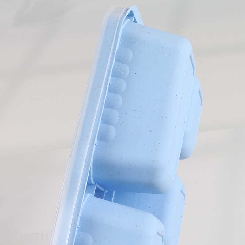 Wholesale 5-Compartment Wheat Straw Snack Containers Lunch Box with Lid