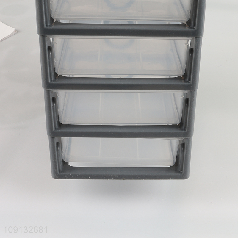 Good Quality 5-Tier Stackable Drawer Organizer Office Desktop Storage Drawer