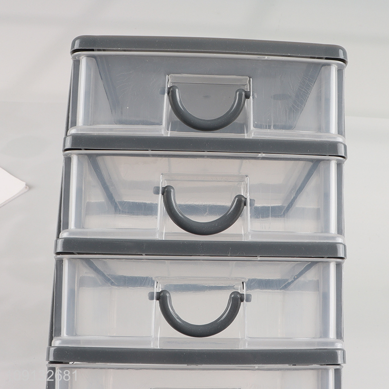 Good Quality 5-Tier Stackable Drawer Organizer Office Desktop Storage Drawer