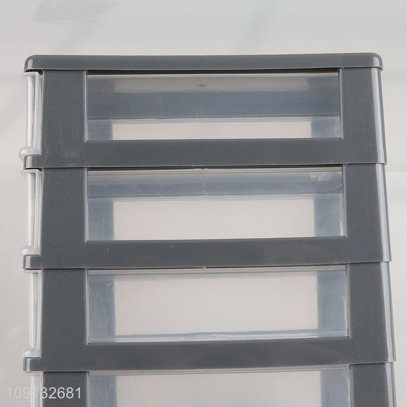 Good Quality 5-Tier Stackable Drawer Organizer Office Desktop Storage Drawer