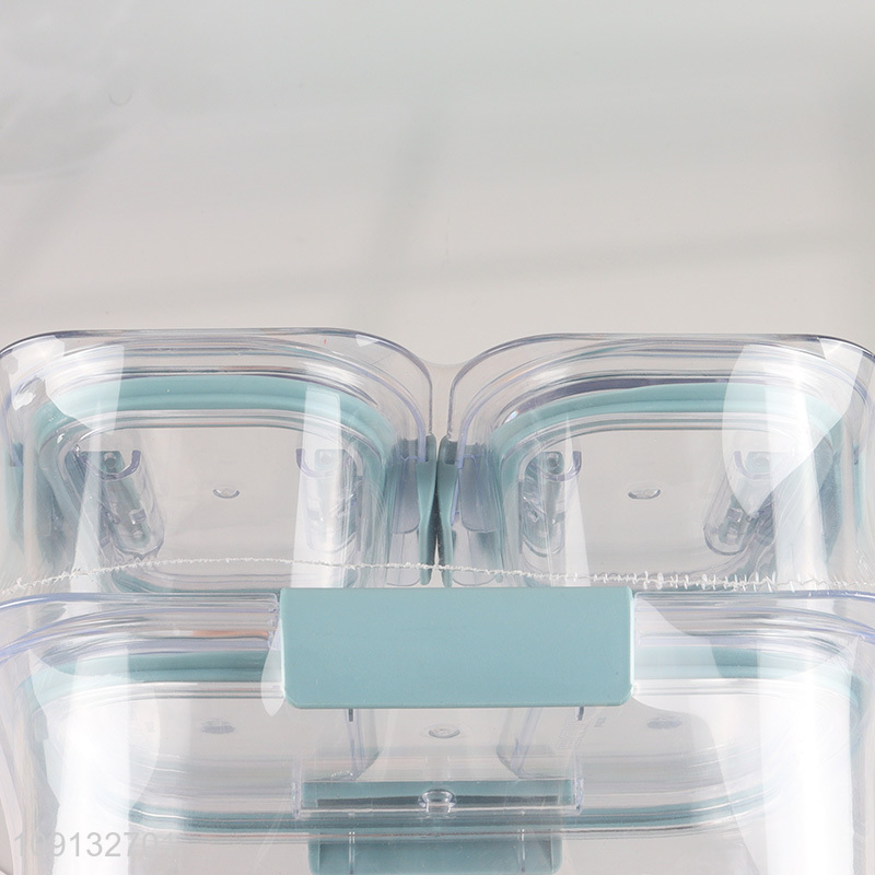 Good Quality 3 Pack BPA Free Plastic Food Storage Containers with Lids