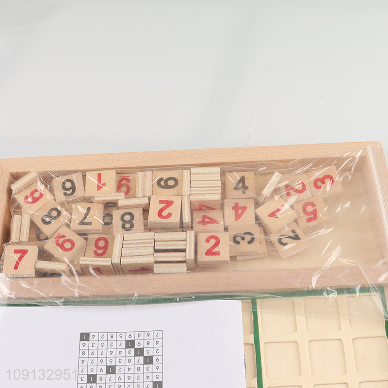 Online Wholesale Wooden Sudoku Puzzle Board Game for Kids and Adults