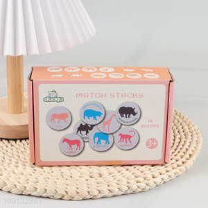 New Product Wooden Matching Memory Game Educational Toy for Kids Toddlers