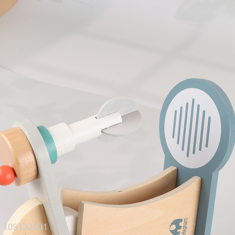 New Product Wooden Mixer Toys Pretend Play Kitchen Toy for Kids Toddlers