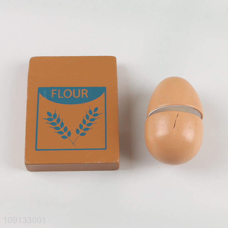 New Product Wooden Mixer Toys Pretend Play Kitchen Toy for Kids Toddlers